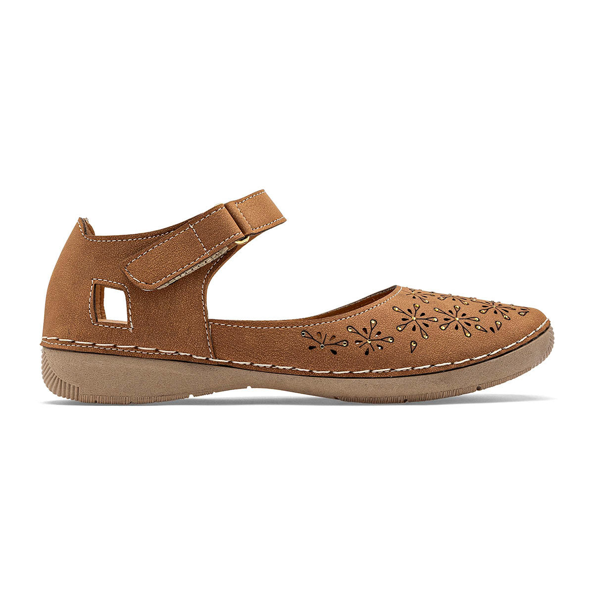 Flat Mora Tierra para Mujer