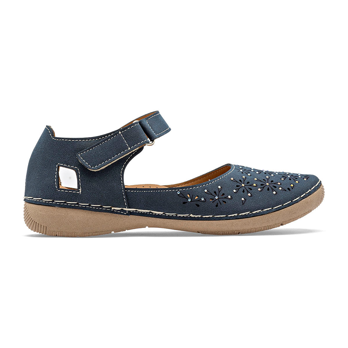 Flat Mora Tierra para Mujer