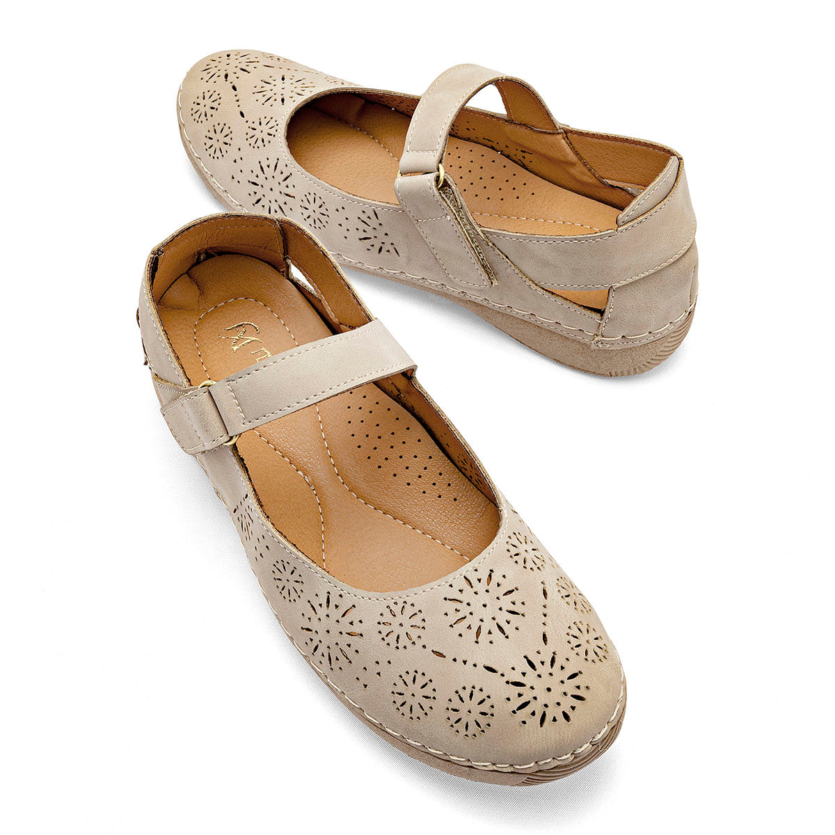 Flat Mora Tierra para Mujer
