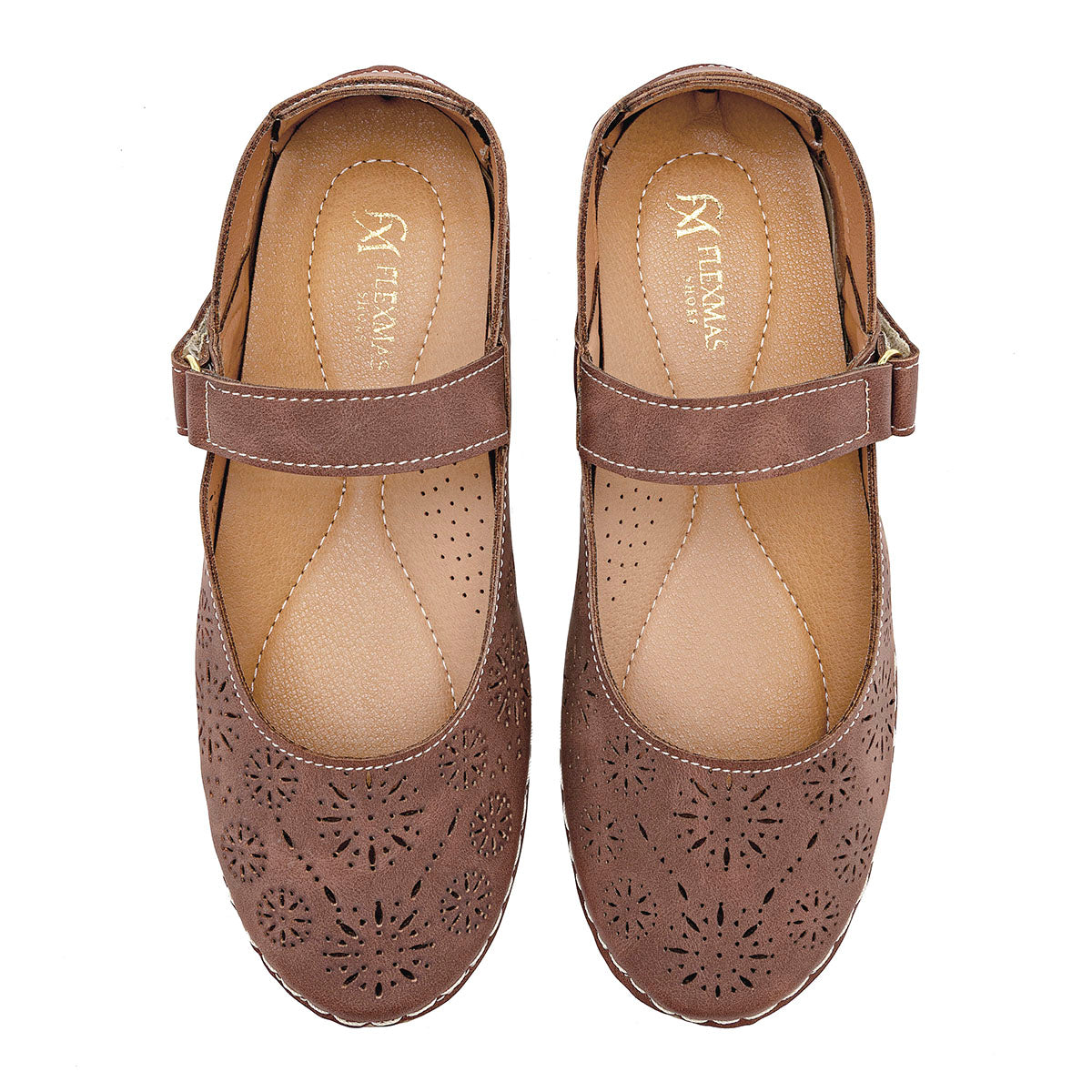 Flat Mora Tierra para Mujer