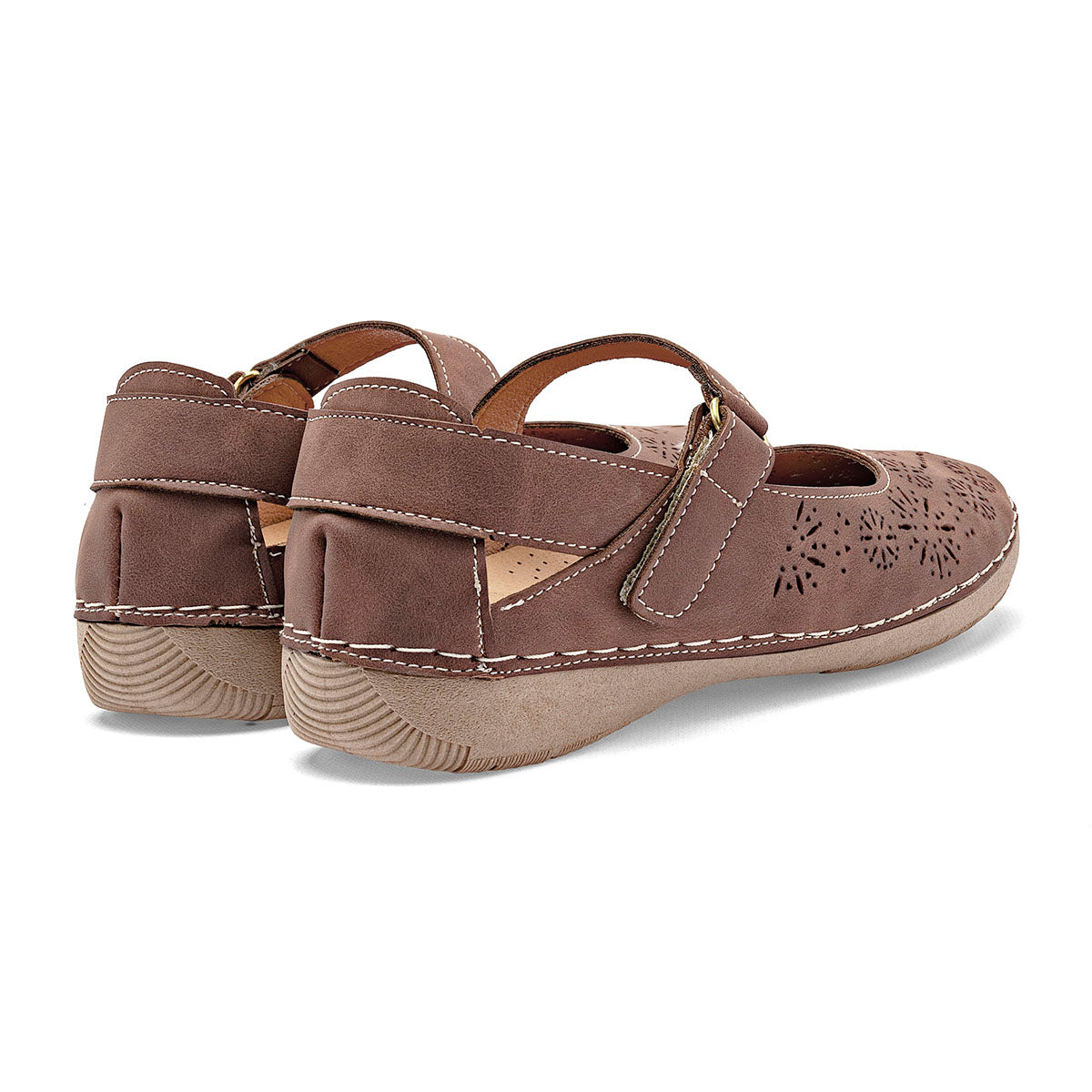 Flat Mora Tierra para Mujer