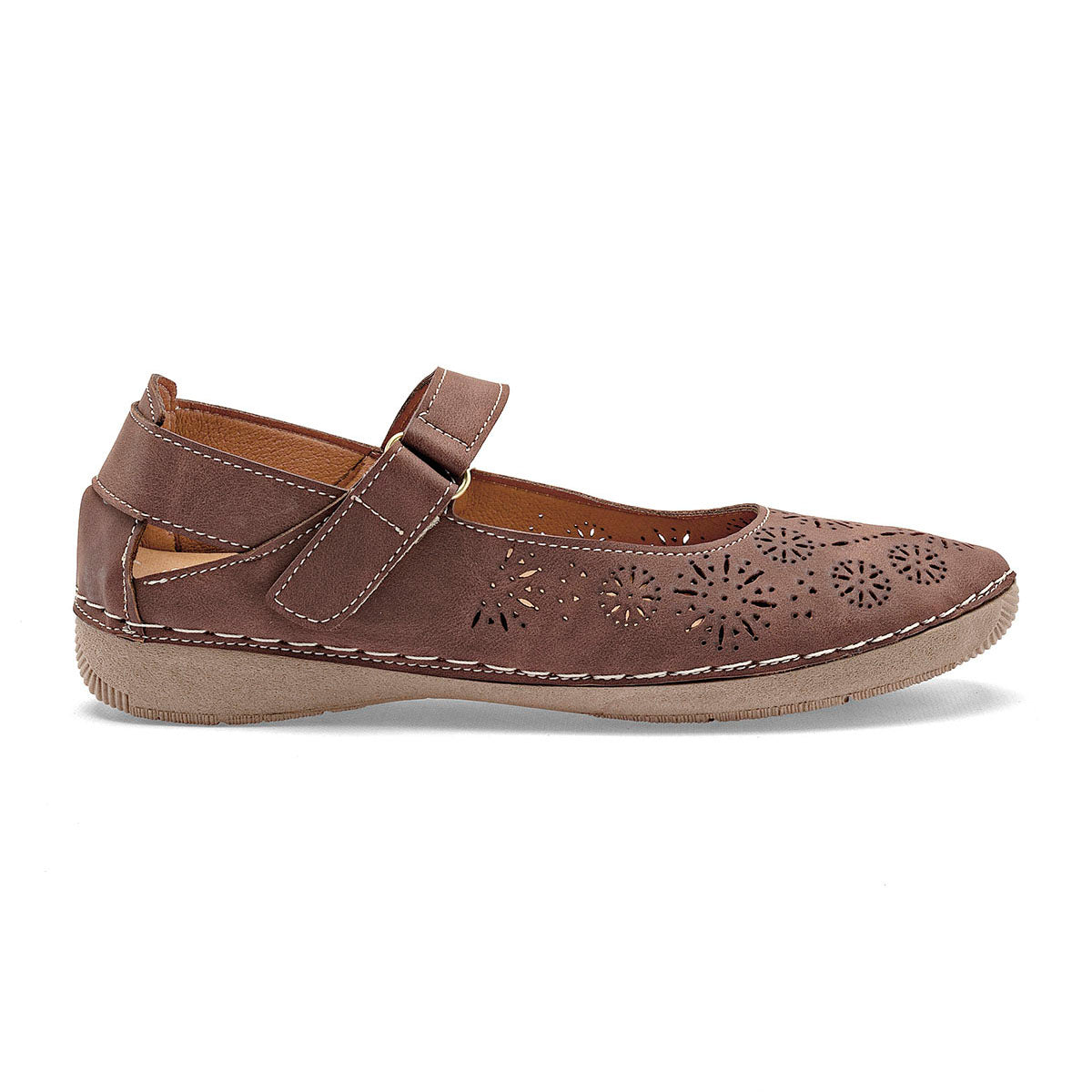 Flat Mora Tierra para Mujer