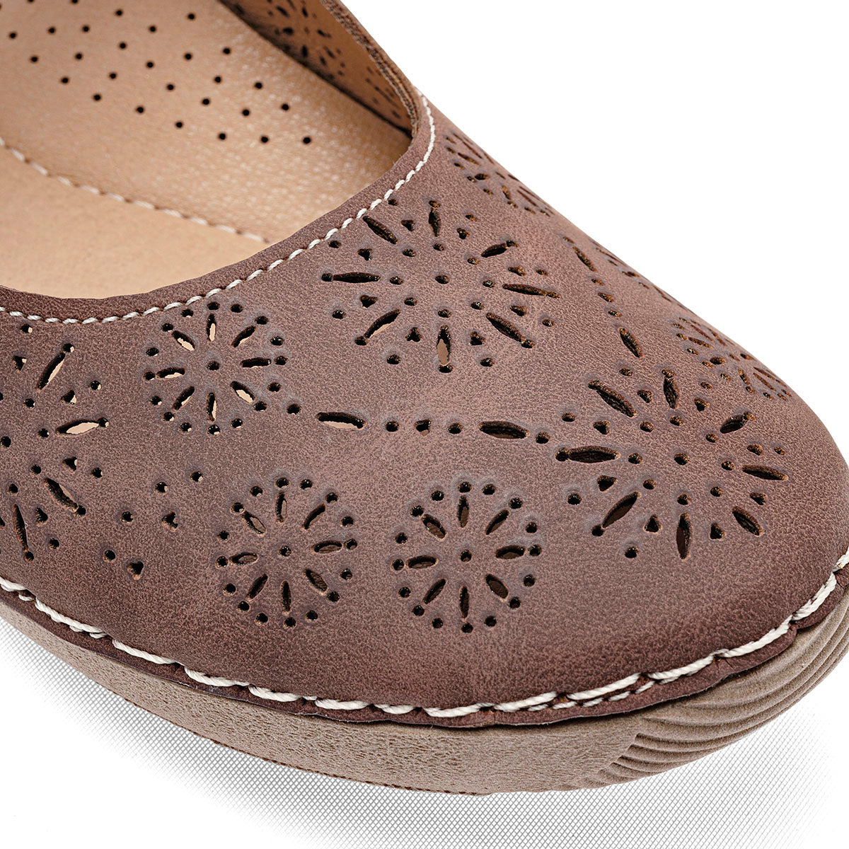 Flat Mora Tierra para Mujer
