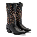 Bota vaquera de piel Mora West para Mujer