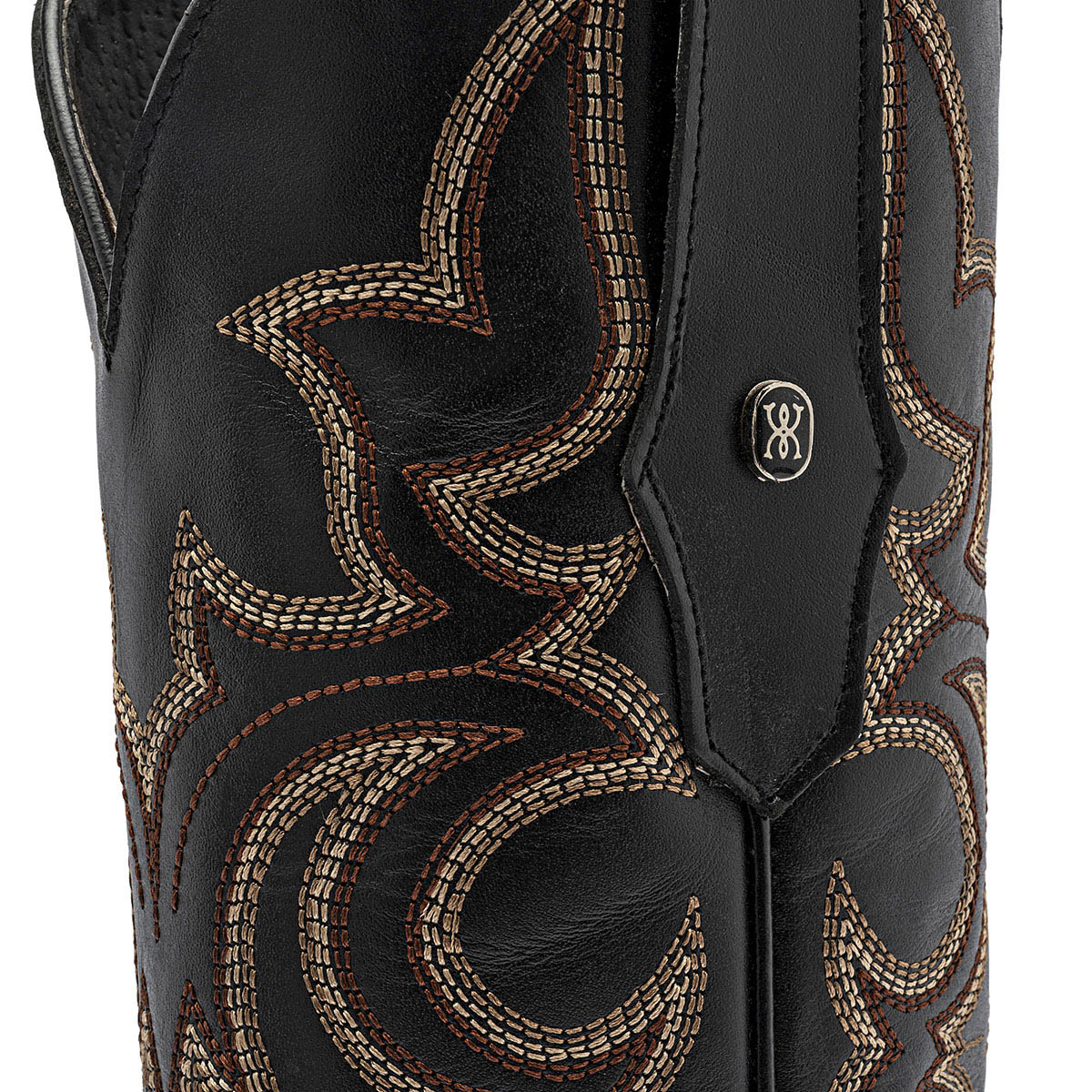 Bota vaquera de piel Mora West para Mujer