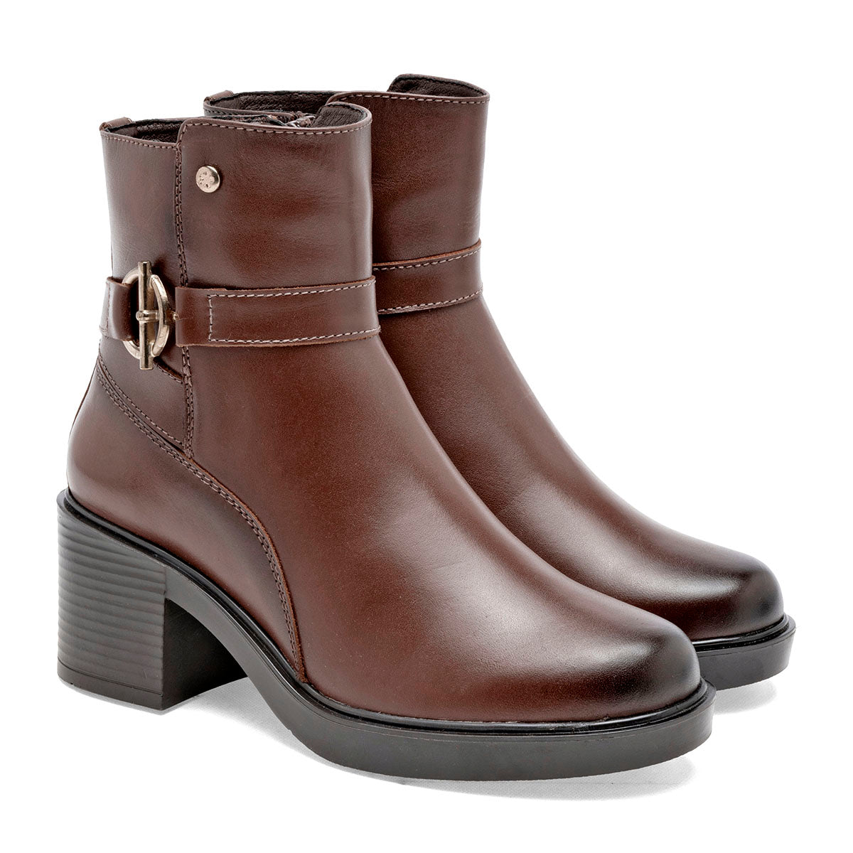 Bota de piel Moramora para Mujer