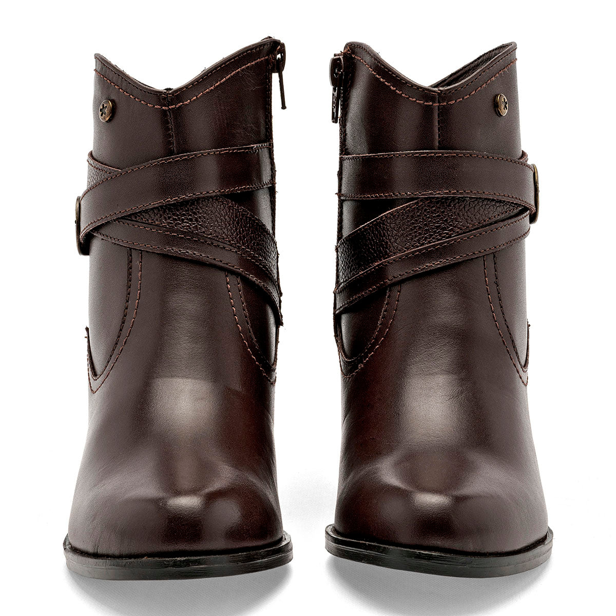 Bota de piel Moramora para Mujer