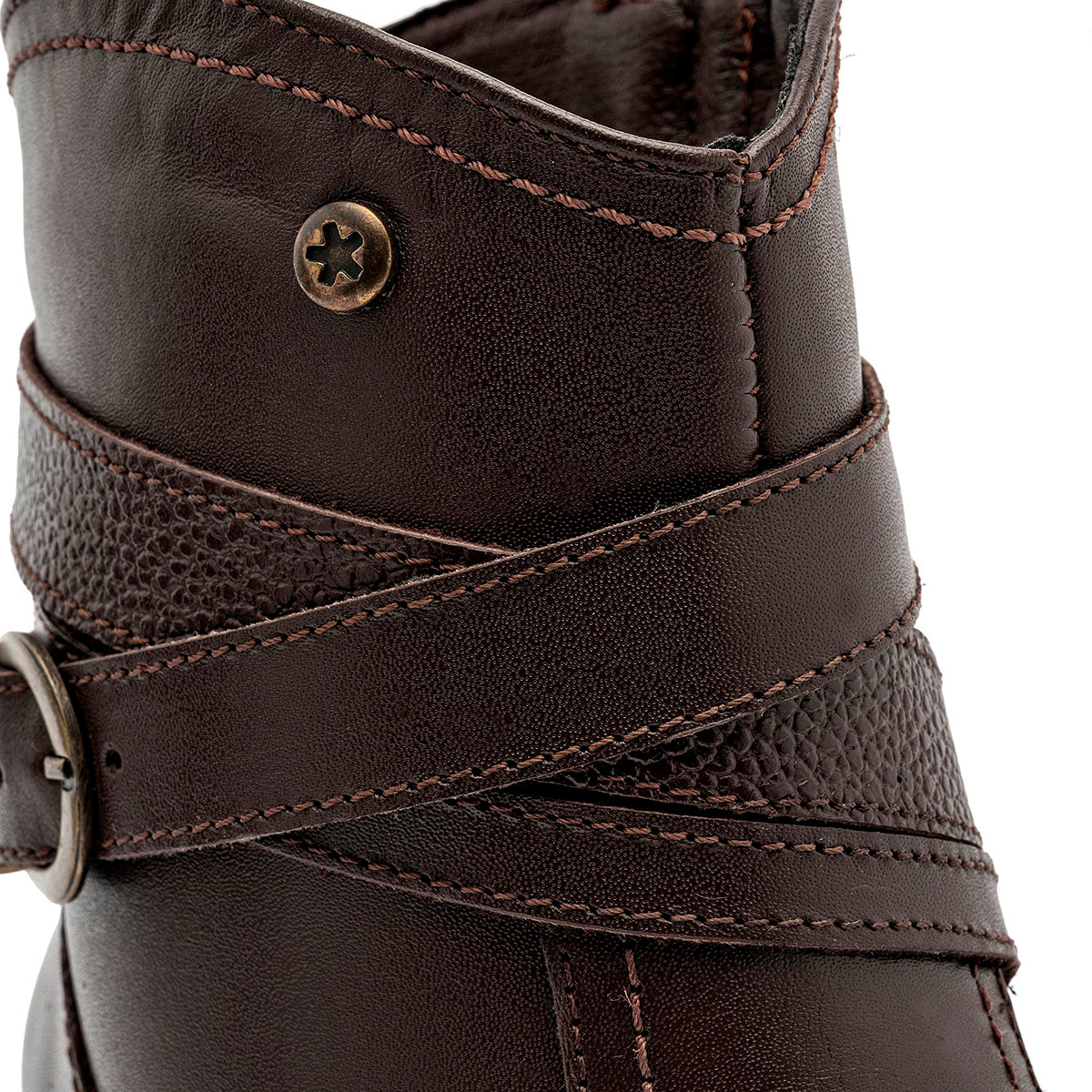 Bota de piel Moramora para Mujer