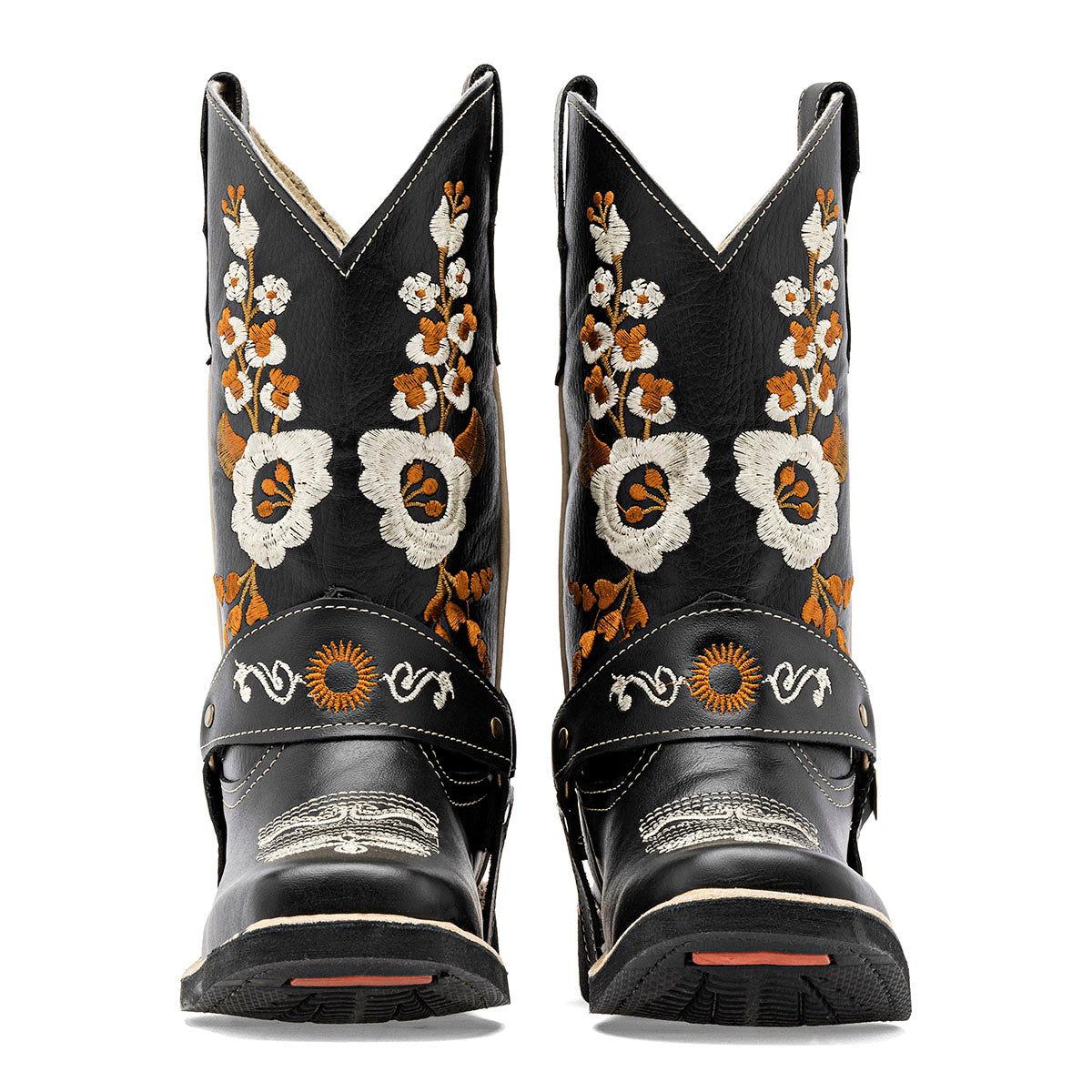 Bota vaquera de piel Risel para Mujer