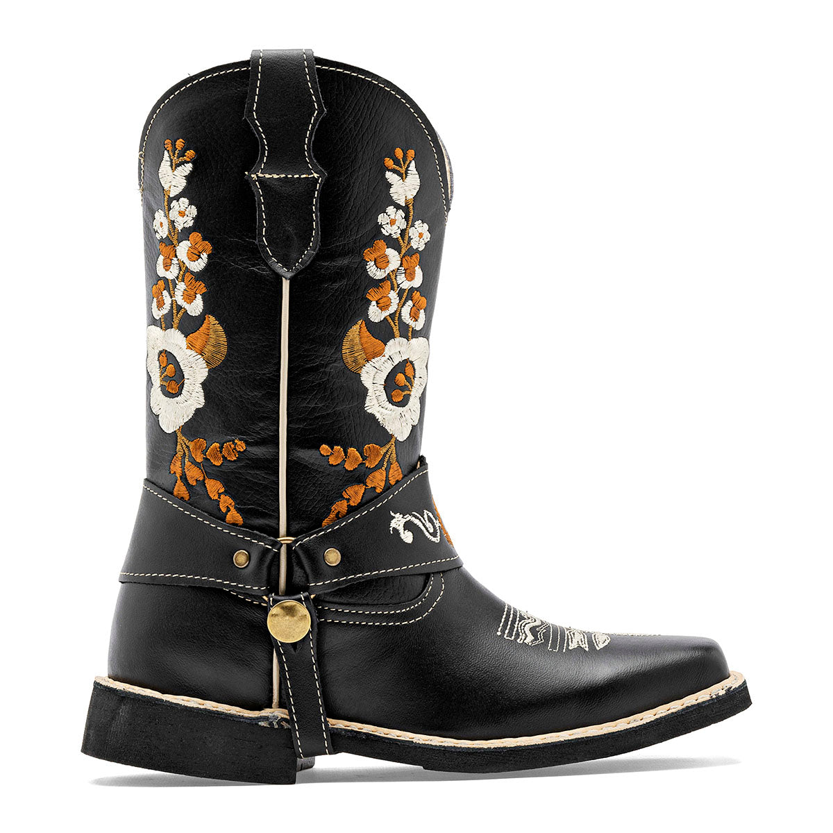 Bota vaquera de piel Risel para Mujer