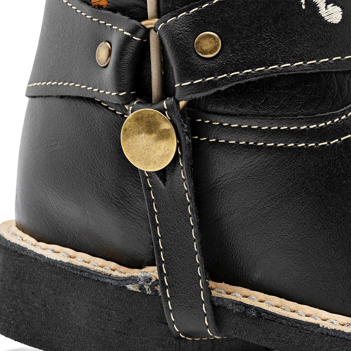 Bota vaquera de piel Risel para Mujer