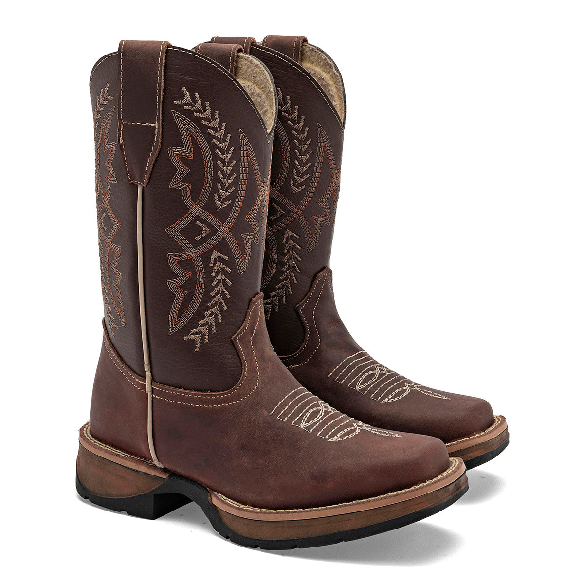 Bota vaquera de piel Risel para Mujer