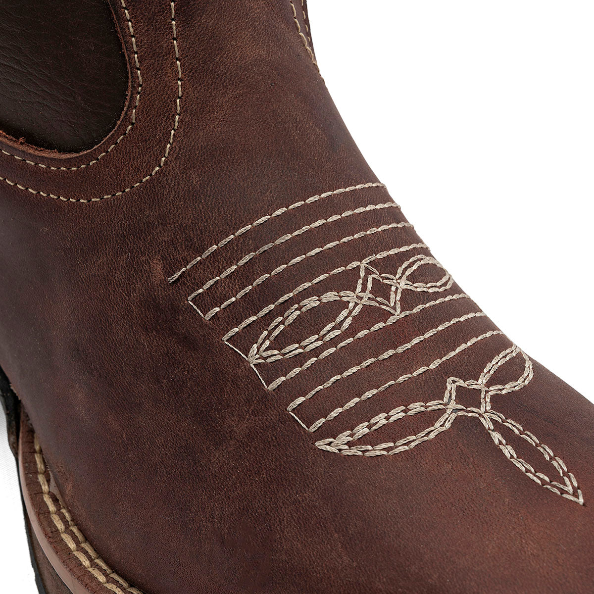 Bota vaquera de piel Risel para Mujer