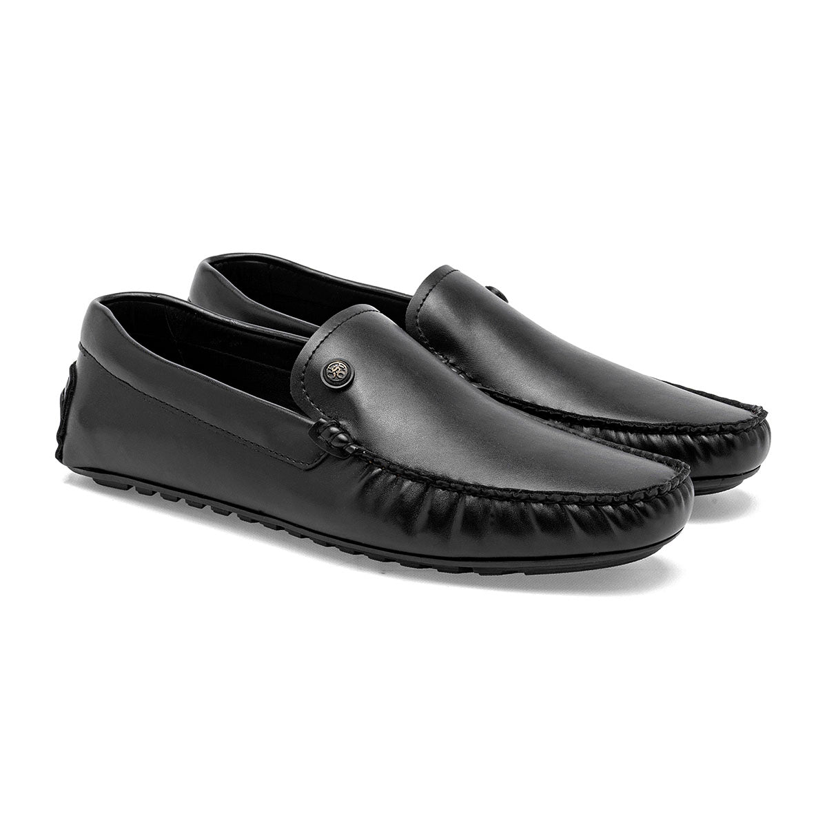 Mocasín casual Negro Total para Hombre