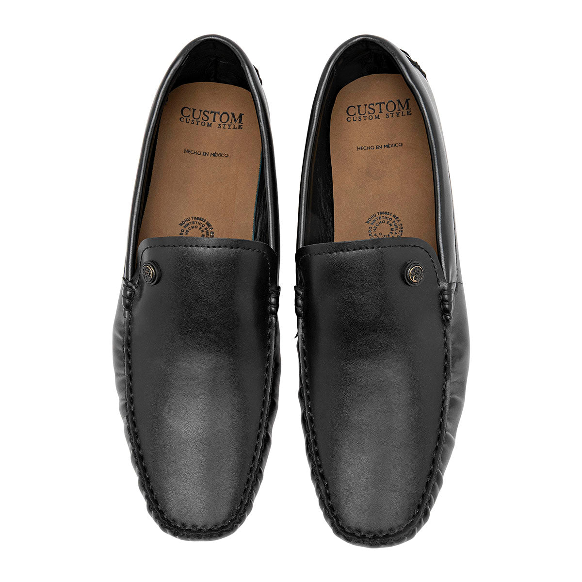 Mocasín casual Negro Total para Hombre