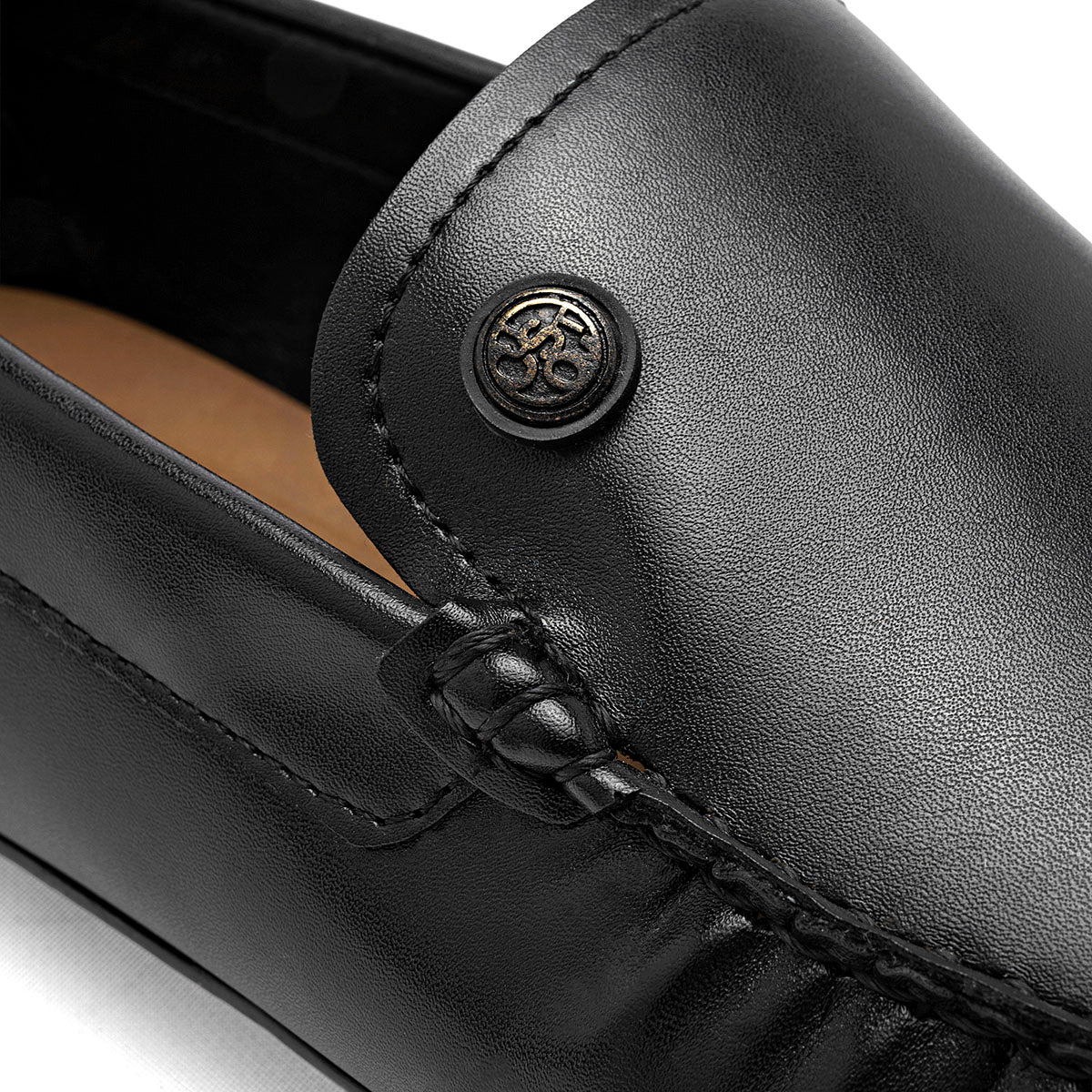 Mocasín casual Negro Total para Hombre
