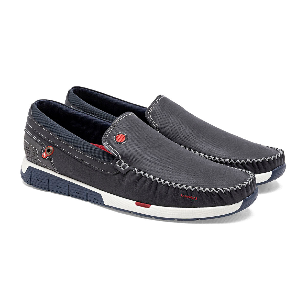 Mocasín casual Negro Total para Hombre