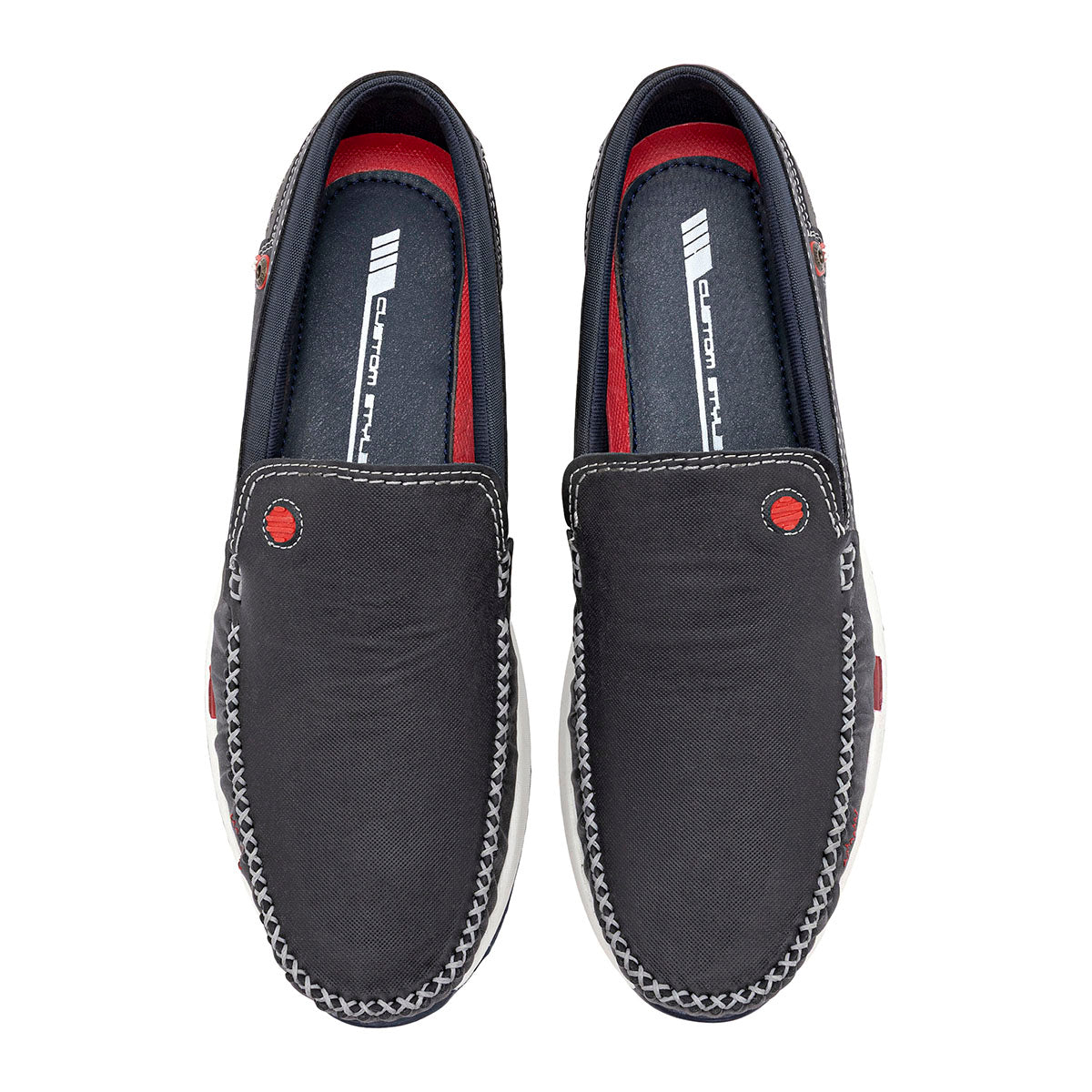 Mocasín casual Negro Total para Hombre