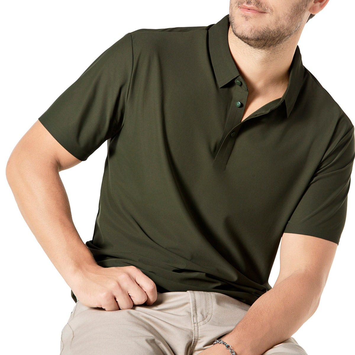 Playera tipo polo Alfa Sport para Hombre