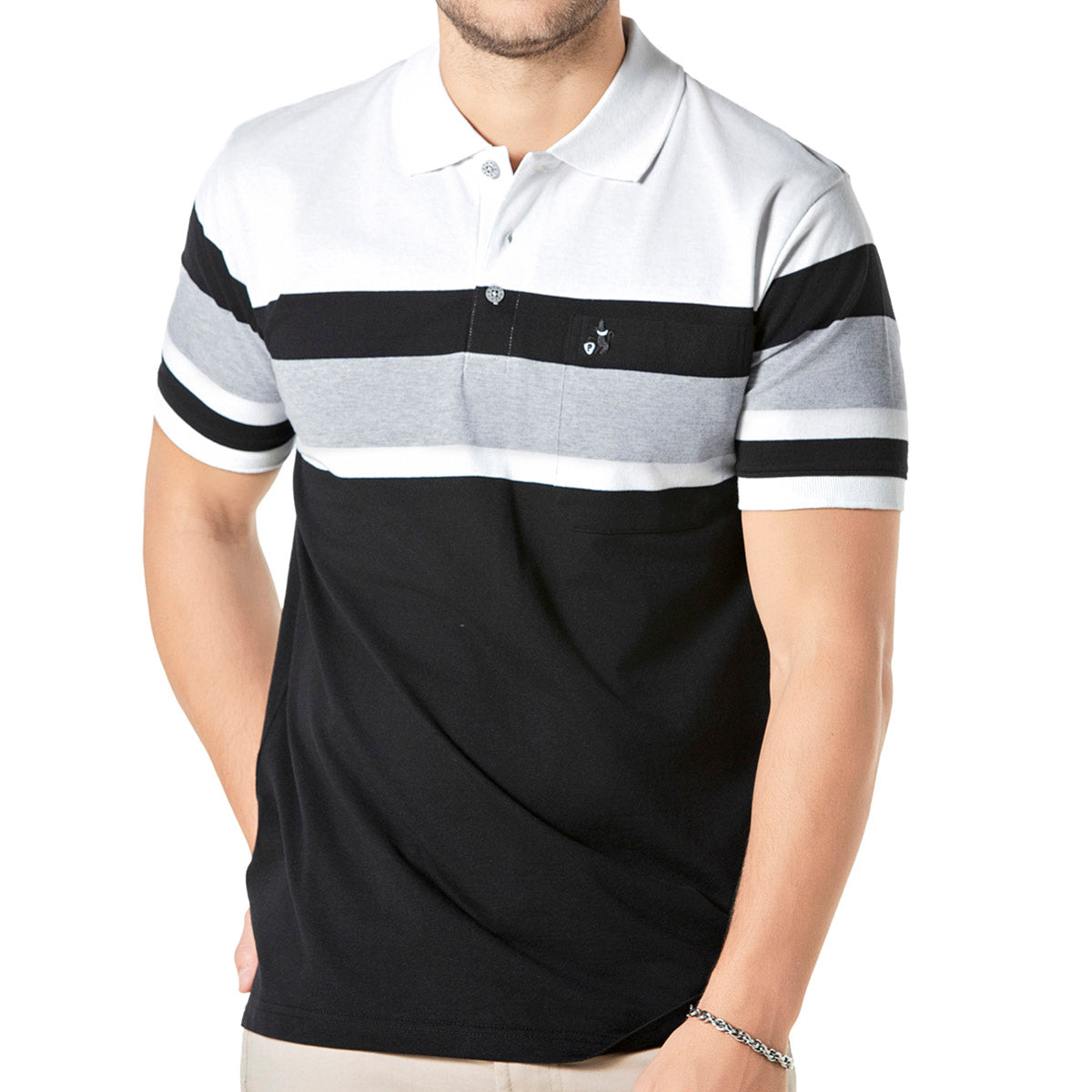 Playera tipo polo Alfa Sport para Hombre