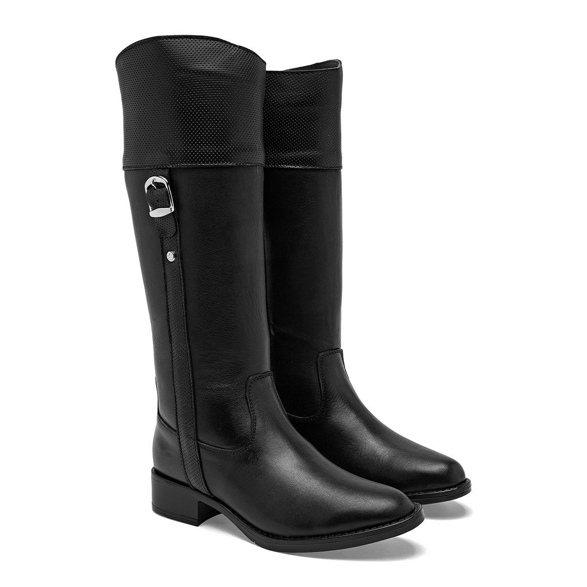 Bota de caña larga para Mujer Moramora Negro
