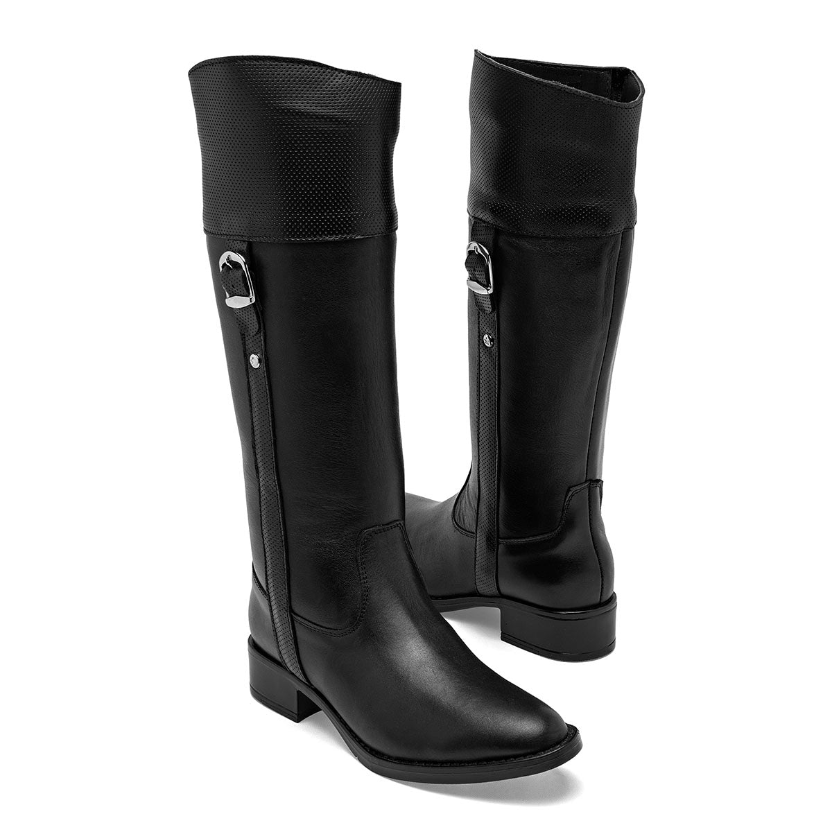 Bota de caña larga para Mujer Moramora Negro