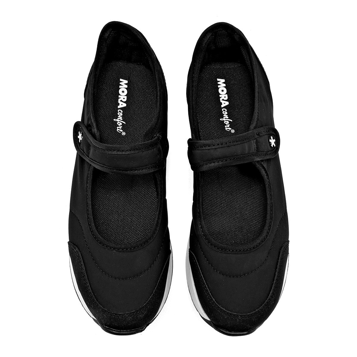 Tenis urbanos para Mujer Mora Confort Negro