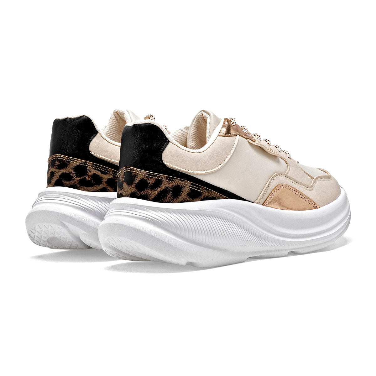 Tenis con plataforma para Mujer Moramora Marfil