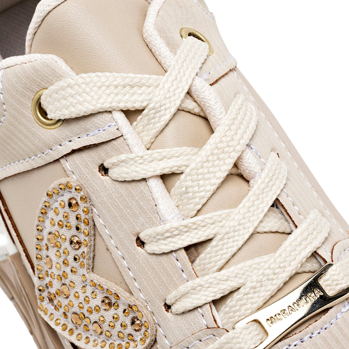 Tenis urbanos para Mujer Moramora Marfil