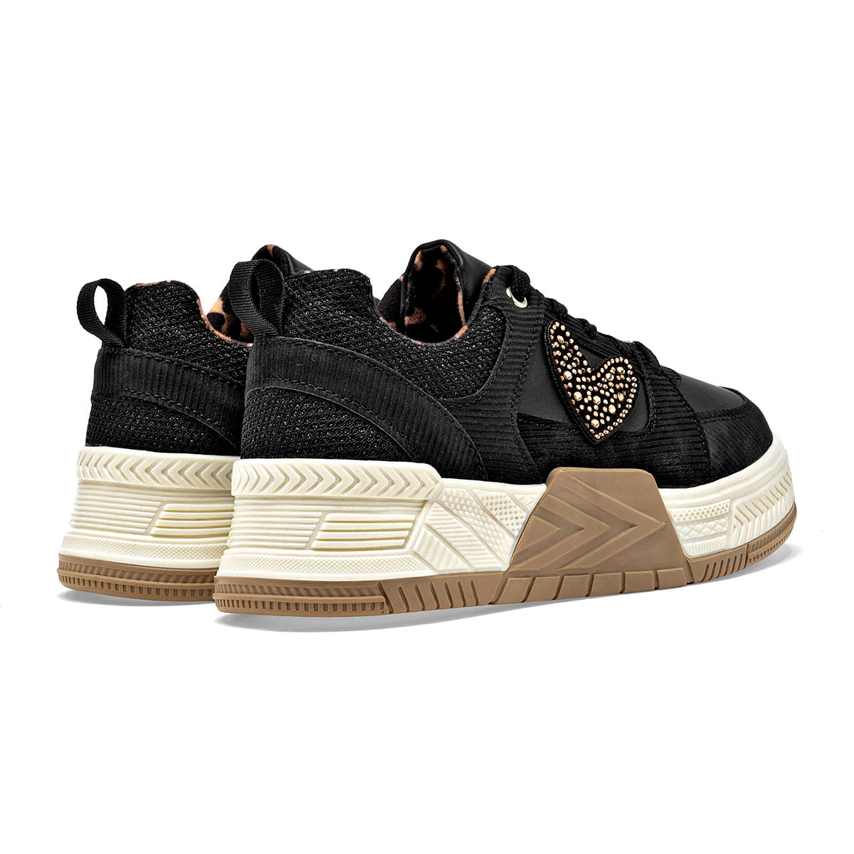 Tenis urbanos para Mujer Moramora Negro