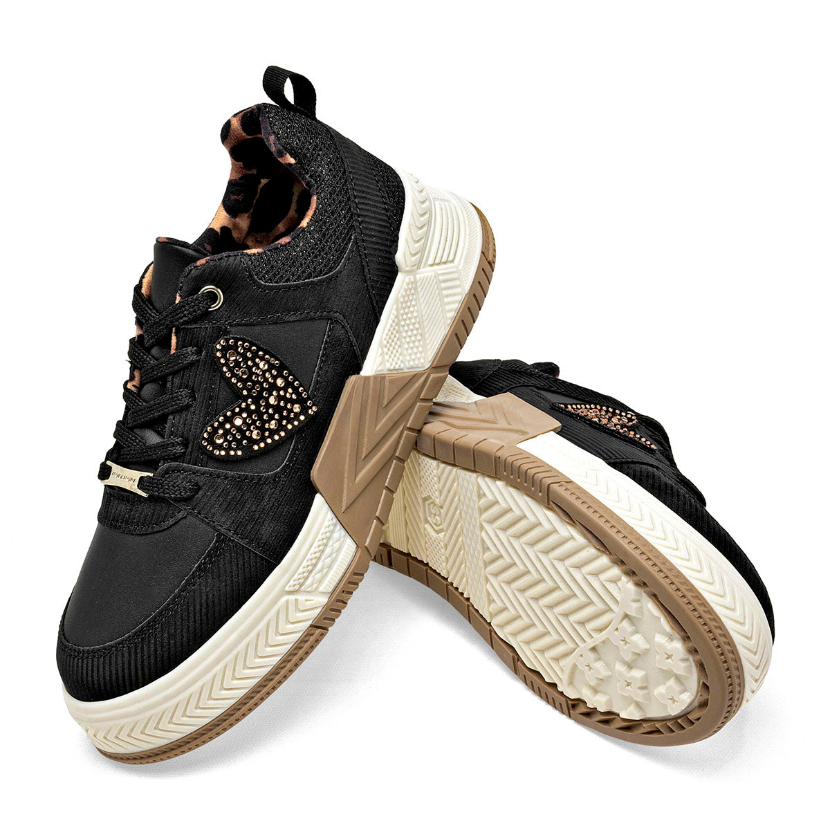 Tenis urbanos para Mujer Moramora Negro