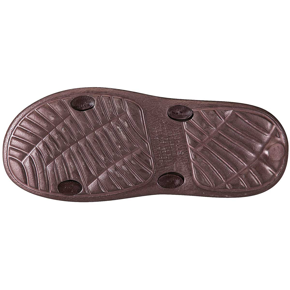 Sandalia slide para hombre marca Elega Café cod. 35929