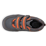 Tenis urbano color gris naranja para Niño marca Minis Nice cod. 44147