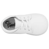 Zapatito de bautizo para Niño bebé marca Acertijo Blanco cod. 50703