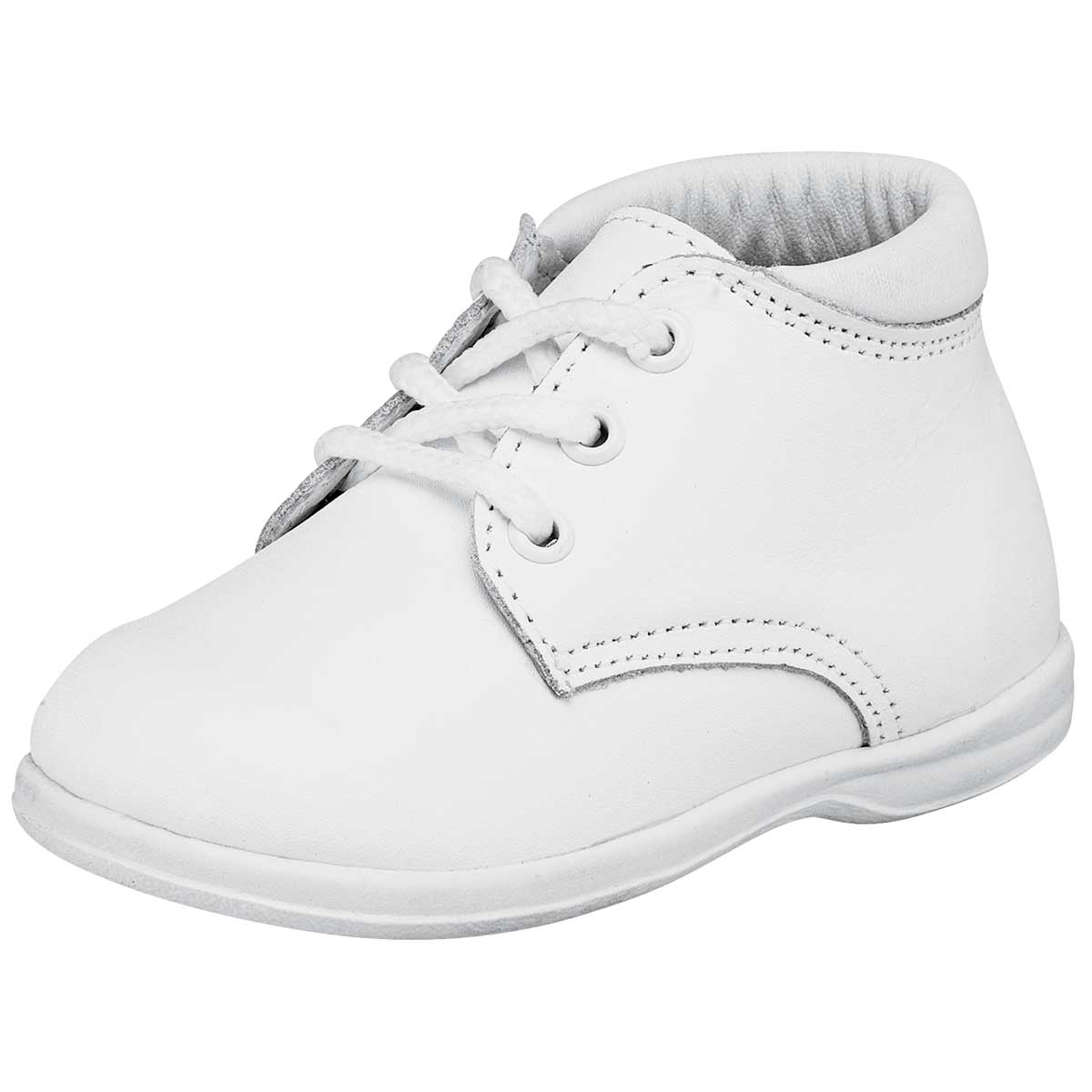 Zapatito de bautizo para Niño bebé marca Acertijo Blanco cod. 50703