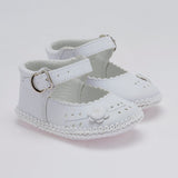 Zapato para bautizo para bebé niña marca Kids Sofi Blanco cod. 51316