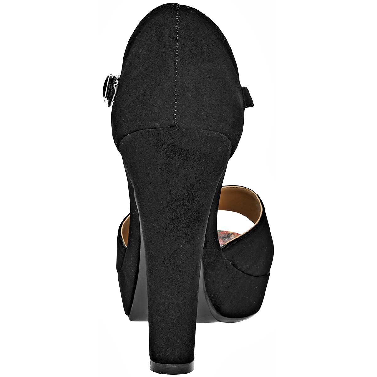 Zapatilla abierta para mujer marca Damita Negro cod. 58221