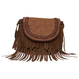 Bolsa tipo crossbody para mujer marca Moramora Café cod. 59423