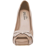 Zapatilla semiabierta para mujer marca D'Cristian Beige cod. 62244