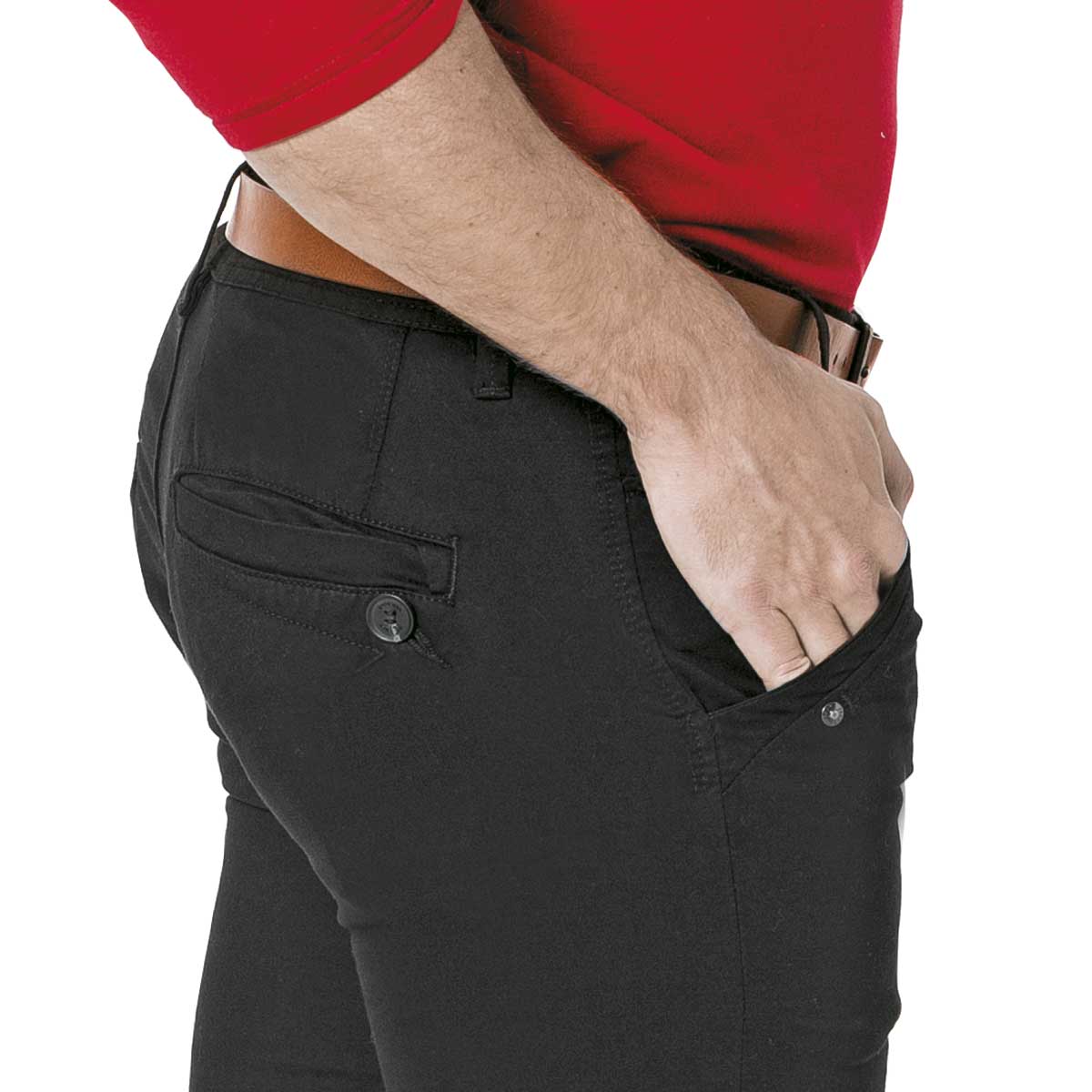 Pantalón para hombre marca Felker Negro cod. 63206