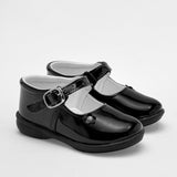 Zapato escolar para bebé niña marca Kids Sofi Negro cod. 65883