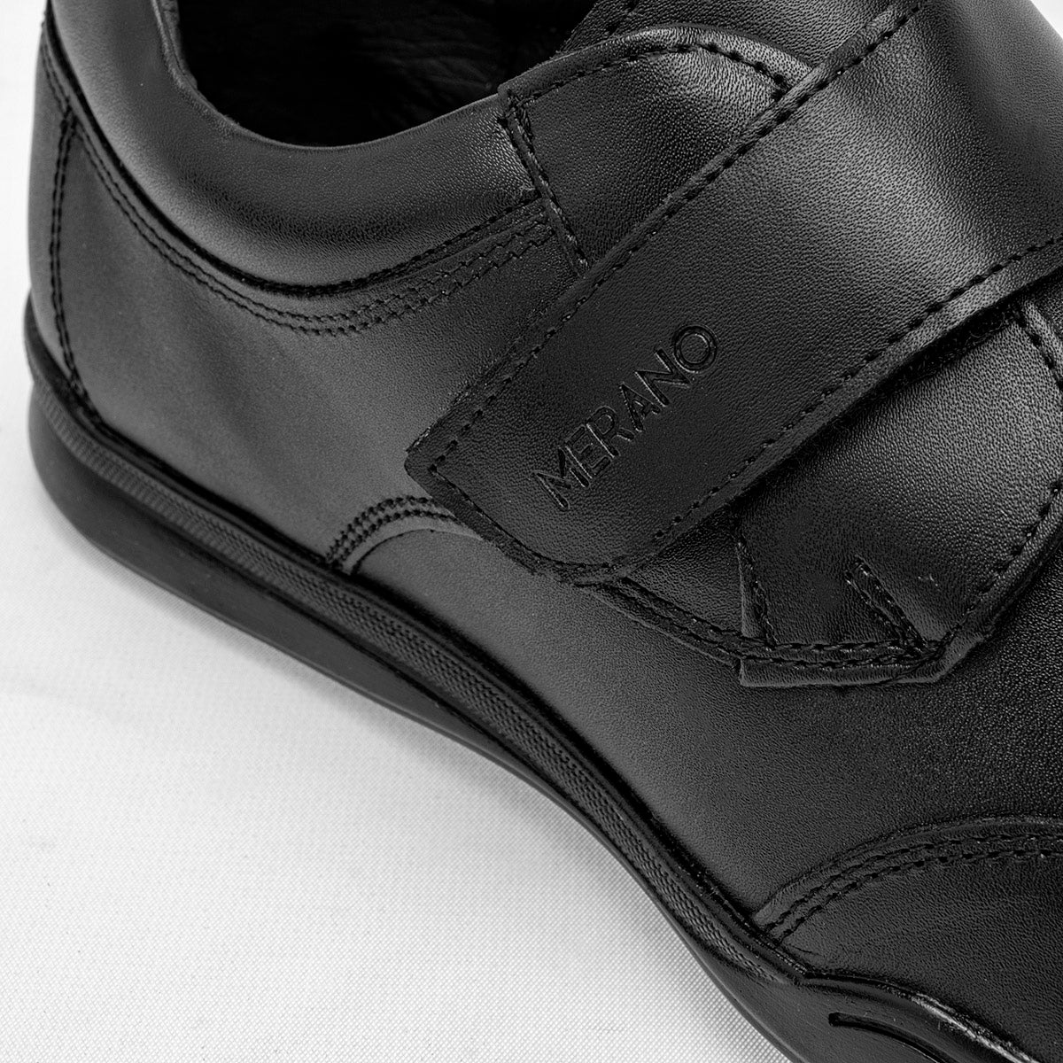 Zapato escolar para joven marca Merano Negro cod. 66892