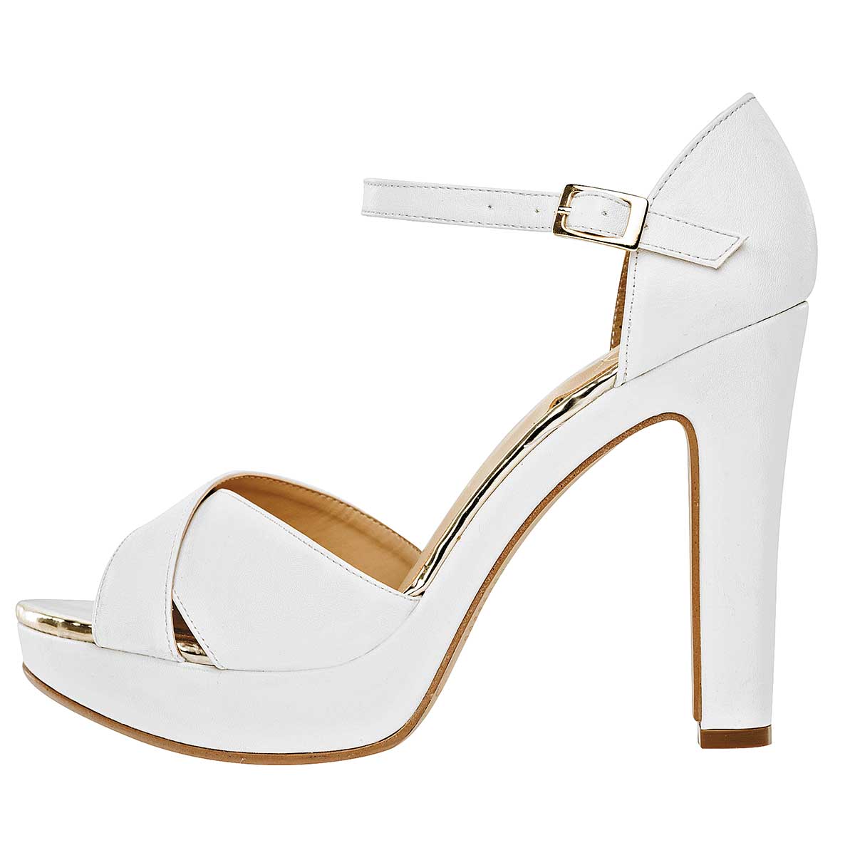 Zapatilla para mujer marca Damita Blanco cod. 71187