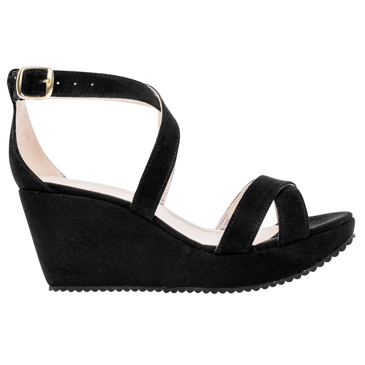 Sandalia para mujer marca Fratta Negro cod. 71412