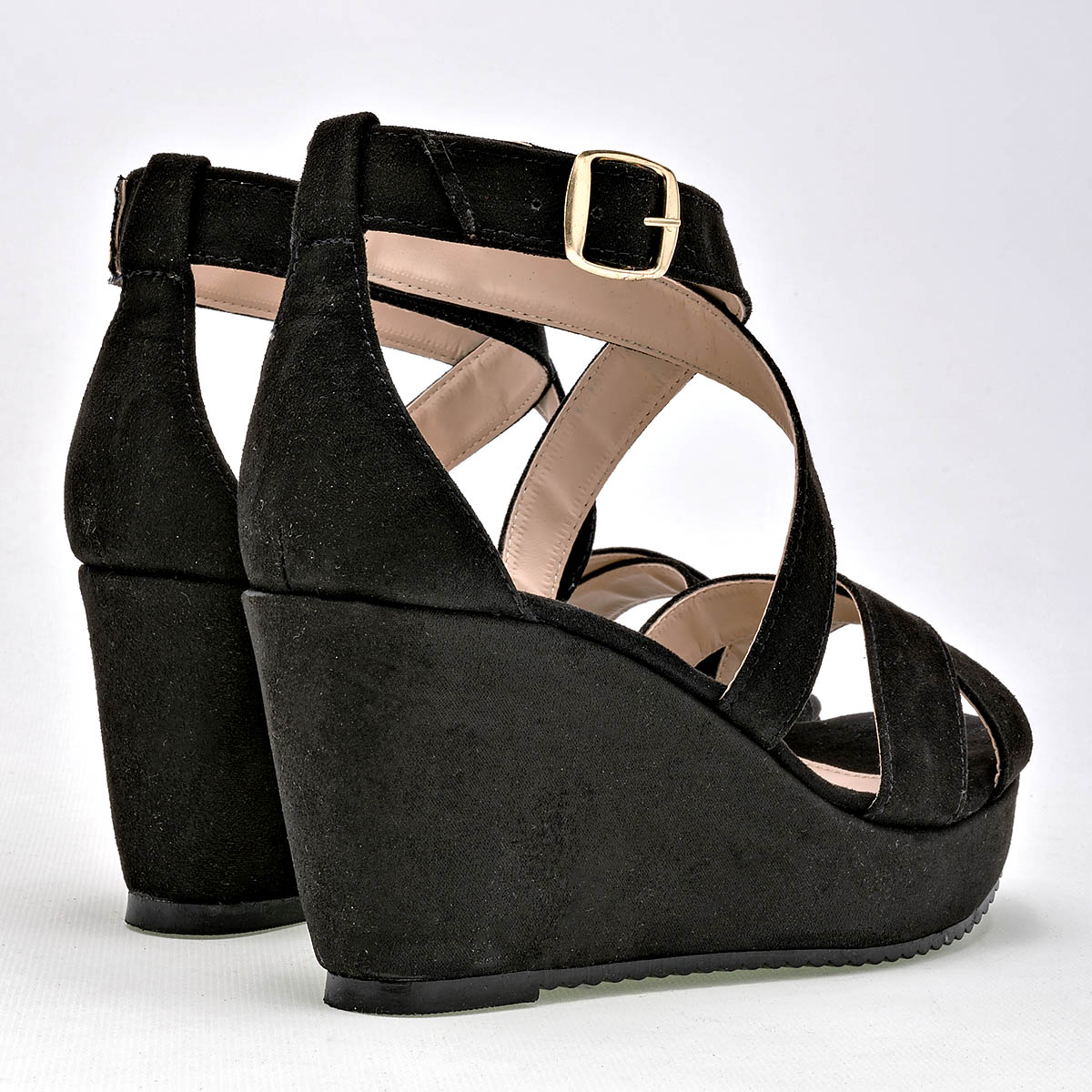 Sandalia para mujer marca Fratta Negro cod. 71412