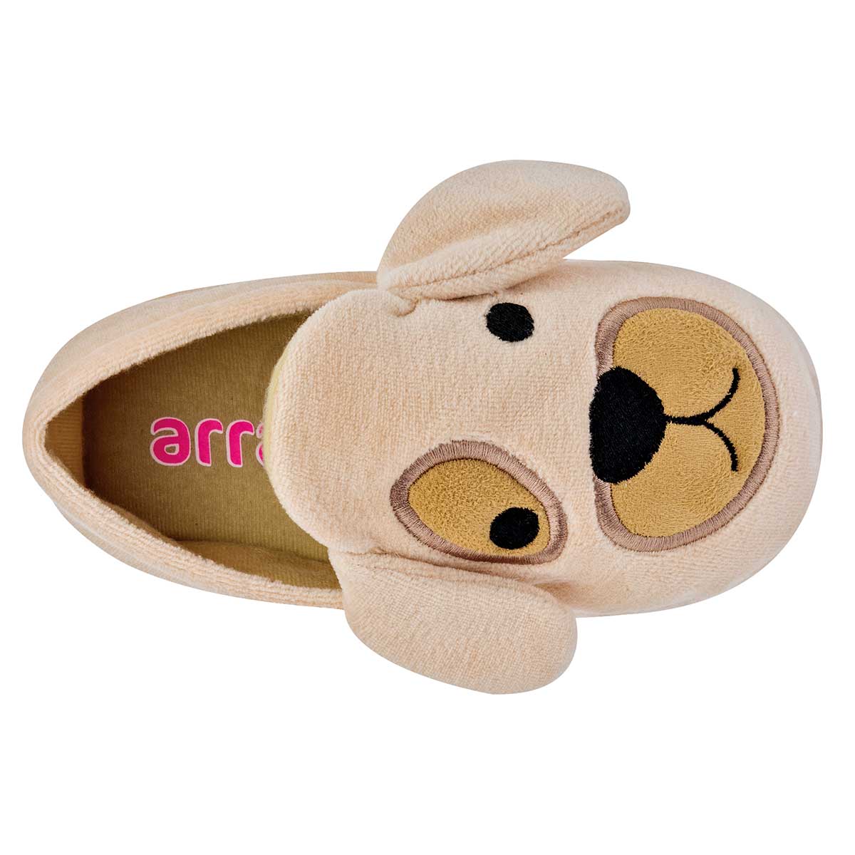 Pantufla perro para Niño marca Arra Beige cod. 75584