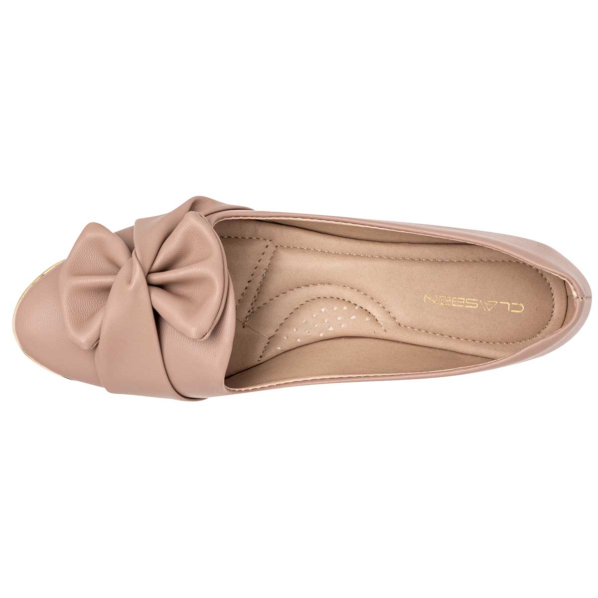 Zapato casual para mujer marca Clasben Beige cod. 75793