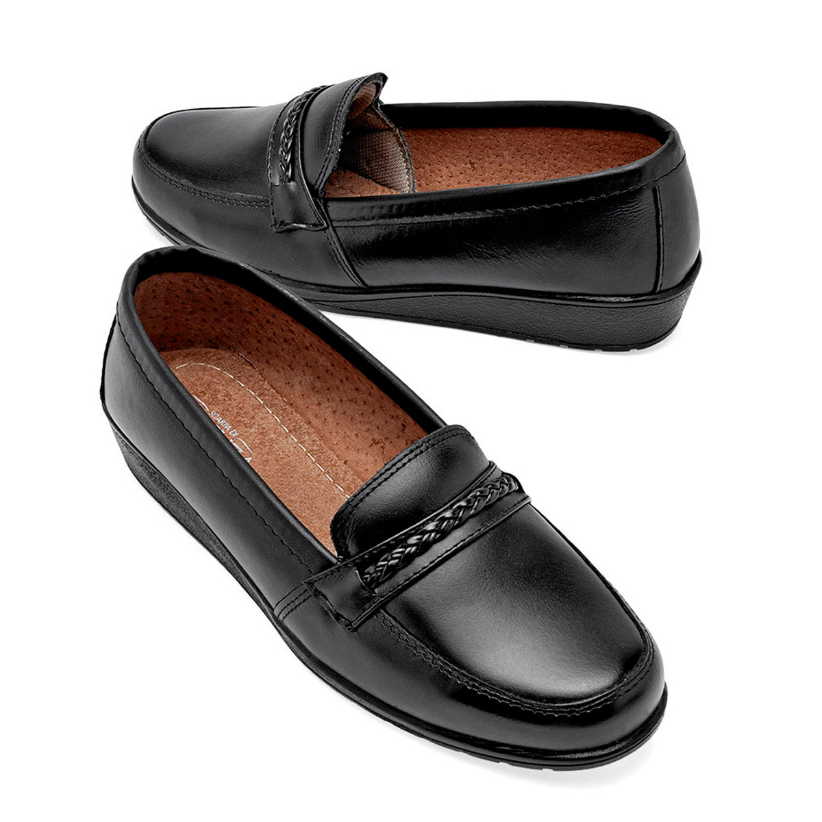 Zapato casual en color negro Florenza para mujer