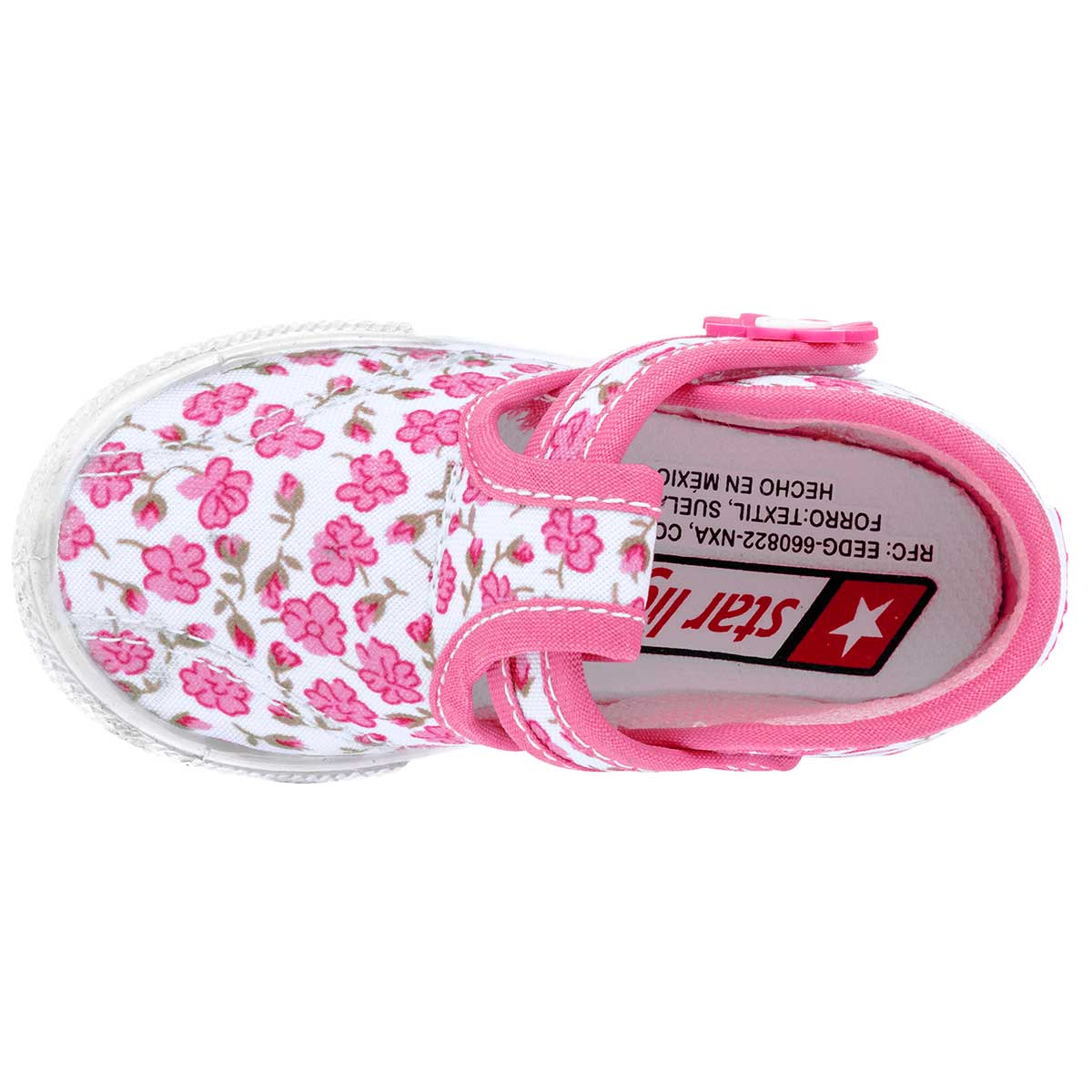 Tenis para bebé niña marca Esmeralda Rosa cod. 79539