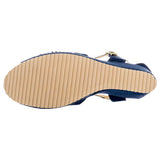 Sandalia para mujer marca Fratta Azul Marino cod. 80135